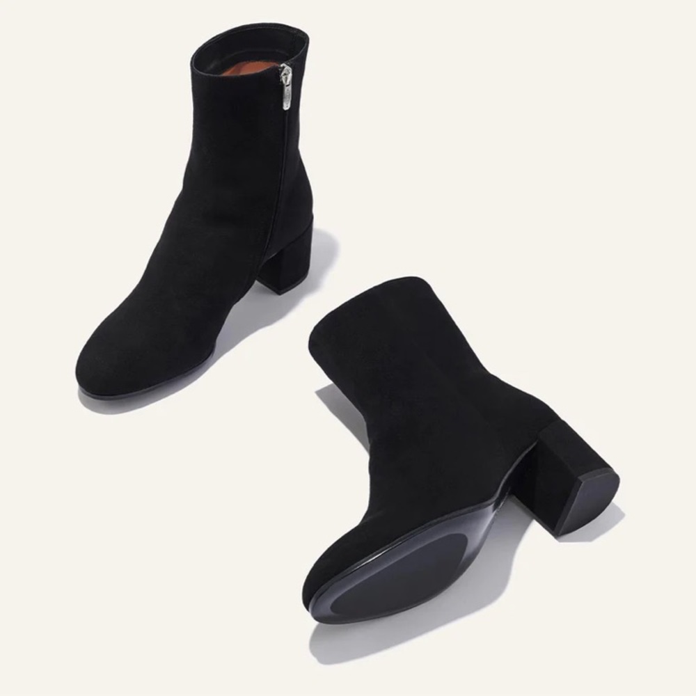 1 Day Left to Ship! 
Margaux Classic Suede Ankle Boots